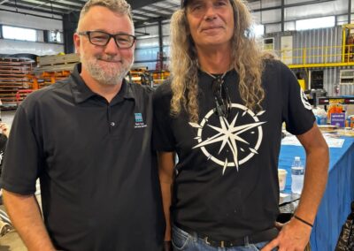 Lee of Dragonfly Tile and Brad of CTEF